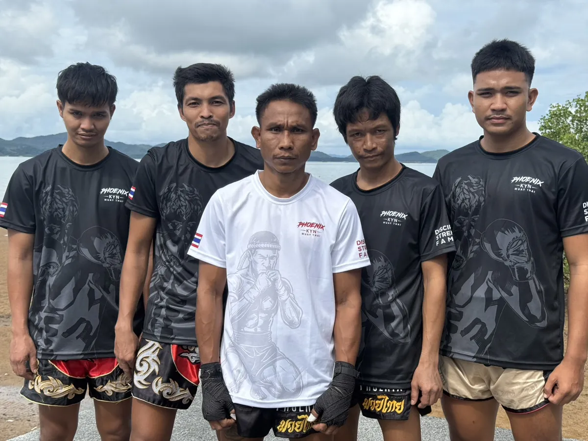 The KYN Phoenix trainers on the beach at Koh Yao Noi